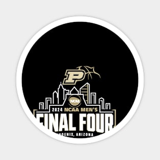 Purdue Boilermakers Final Four 2024 basketball city Magnet